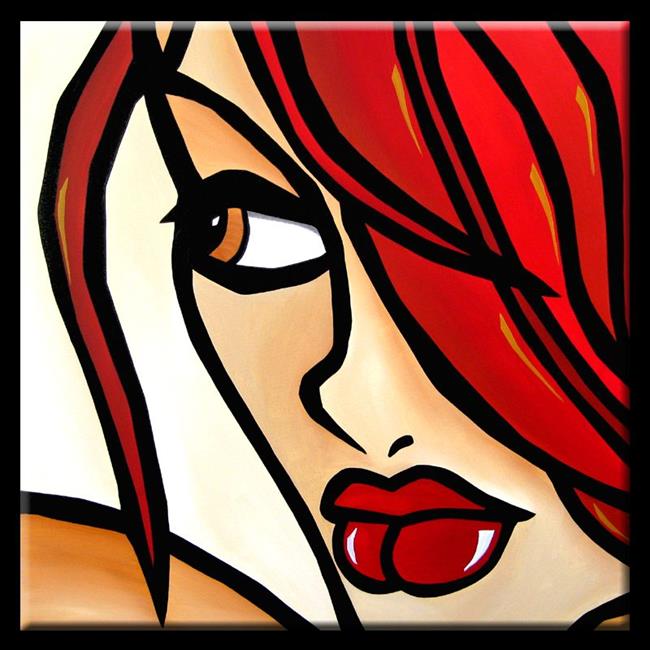 Art: Over Her Shoulder by Artist Thomas C. Fedro