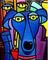 Art: Best Friends - P181 by Artist Thomas C. Fedro
