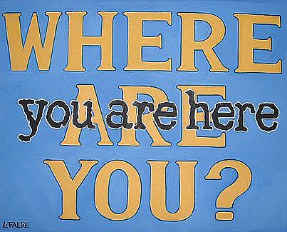 Art: You Are Here by Artist Lindi Levison