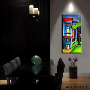 Detail Image for art Pop 328 1836 Original Abstract Pop Art Door Is Open