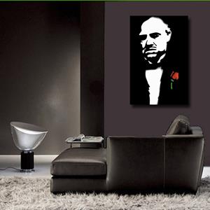 Detail Image for art Pop 379 2436 Original Abstract Pop Art Godfather