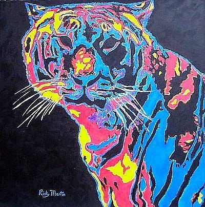 Art: Tiger Tiger by Artist Ulrike 'Ricky' Martin