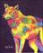 Art: Abstract Wolf ( available in my ebay store) by Artist Ulrike 'Ricky' Martin