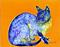 Art: Siamese Cat - available in my Etsy Store by Artist Ulrike 'Ricky' Martin