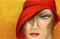 Art: The Red Cloche by Artist Alma Lee