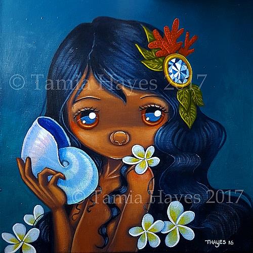 Art: Pearl Nautilus by Artist Tamia Hayes