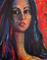 Art: Black-eyed girl by Artist Virginia Ann Zuelsdorf