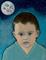 Art: The Moon, The Stars, and a Boy-Sold by Artist Sherry Key