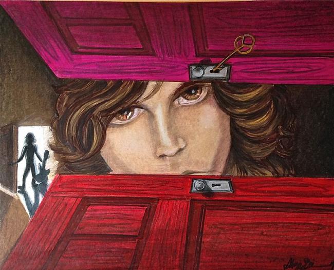 Art: The Doors of Jim Morrison by Artist Alma Lee