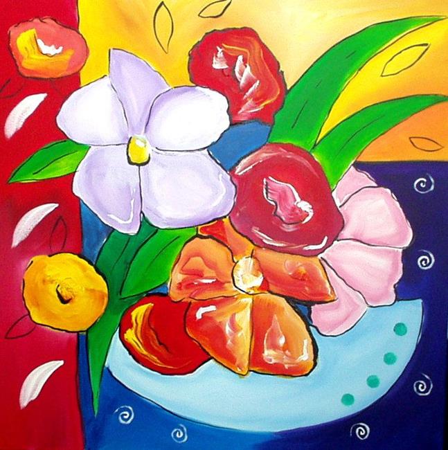 Art: Floral 15p by Artist Thomas C. Fedro