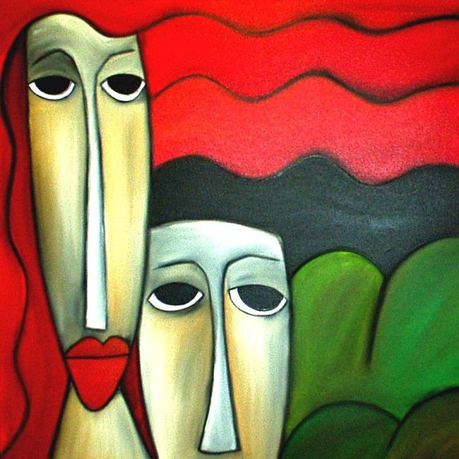 Art: Faces 106p by Artist Thomas C. Fedro