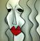 Art: Faces 107p by Artist Thomas C. Fedro