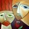 Art: Faces 56 P by Artist Thomas C. Fedro