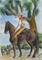 Art: Lets go home Bud by Artist Shirley James