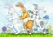 Art: BUNNY HOP #3 by Artist Susan Brack