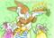 Art: BIRTHDAY BUNNIES by Artist Susan Brack