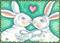 Art: BUNNY LUV by Artist Susan Brack