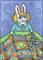 Art: BLUE RIBBON QUILT by Artist Susan Brack