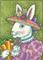 Art: MRS. EASTER BUNNY by Artist Susan Brack