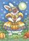 Art: LITTLE HALLOWEEN HARE by Artist Susan Brack
