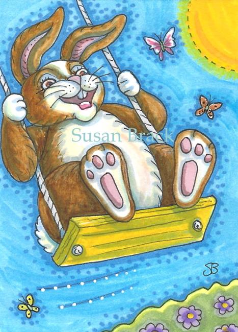 Art: COUNTRY SWING by Artist Susan Brack