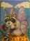 Art: Raccoon Fairy and LadyBug SOLD by Artist Kim Loberg