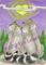 Art: Raccoons in Love SOLD by Artist Kim Loberg