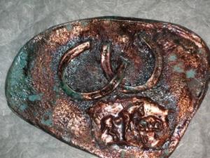 Detail Image for art Rustic Lucky horseshoes