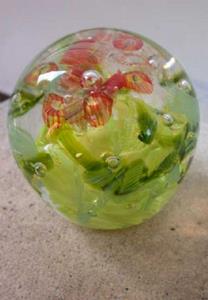 Detail Image for art Fused Glass Crystal Ball/Paperweight 