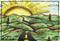 Art: Sunset on Route 66 ACEO - SOLD - by Artist Ann Murray