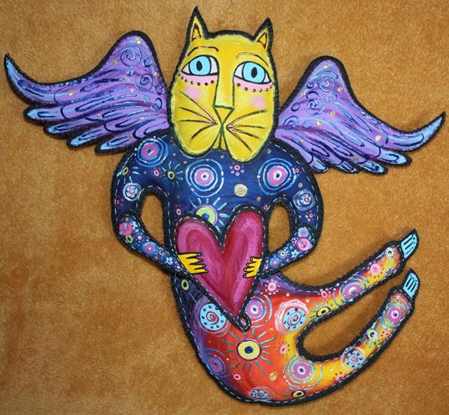 Art: Beth's Cat Fancy Angel by Artist Tina Marie Ferguson