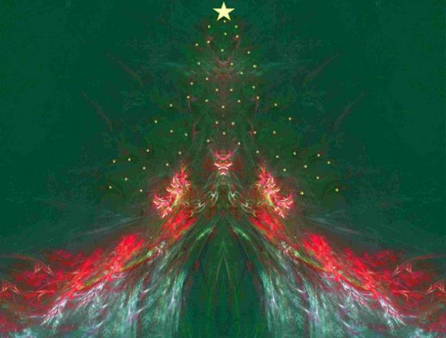 Art: YULE CRONE by Artist RUTH J JAMIESON