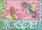 Art: PINK SKIES AND SEAHORSE FAIRIES by Artist Susan Brack