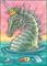Art: SEAHORSE KING by Artist Susan Brack