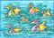 Art: SEAHORSE RACES by Artist Susan Brack