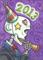 Art: DAY OF THE DEAD NEW YEAR by Artist Susan Brack