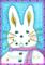 Art: LAST OF THE SNOW BUNNIES by Artist Susan Brack