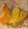 Art: Two Pears by Artist Delilah Smith