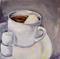 Art: Hot Coco and Marshmallows by Artist Delilah Smith