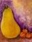 Art: Pear and Cherries-SOLD by Artist Delilah Smith