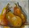Art: Three Pears-sold by Artist Delilah Smith