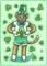 Art: LEPRECHAUN SOCK MONKEY by Artist Susan Brack