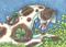 Art: BED OF SHAMROCKS by Artist Susan Brack