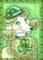 Art: ST. PATRICK'S DAY POODLE by Artist Susan Brack