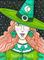 Art: SHAMROCK WITCH by Artist Susan Brack