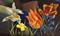 Art: Flowers by Artist Lauren Cole Abrams