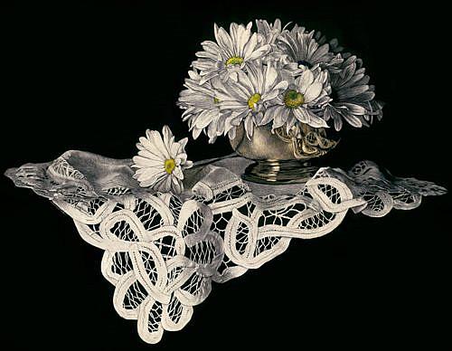 Art: Disheveled Daisies by Artist Sandra Willard