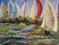 Art: Sailboats 6 by Artist Delilah Smith