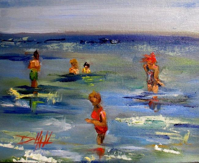 Art: Beach People No. 4 by Artist Delilah Smith