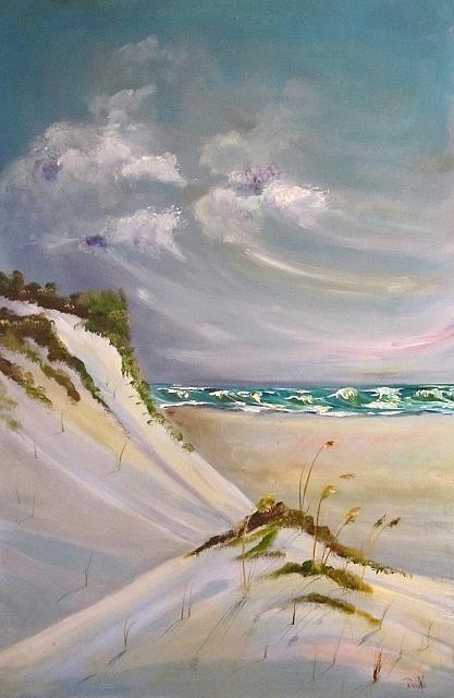 Art: Sand and Sea by Artist Delilah Smith
